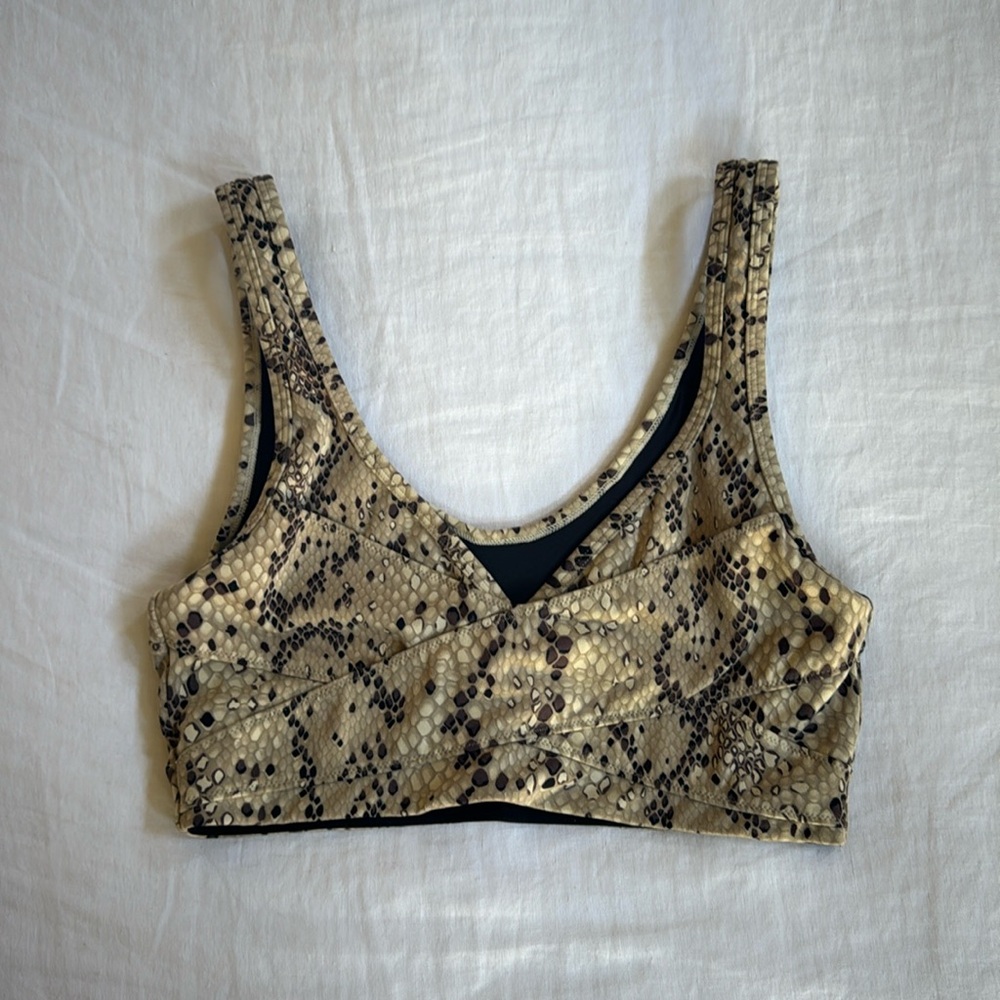 VARLEY Snakeskin Bra